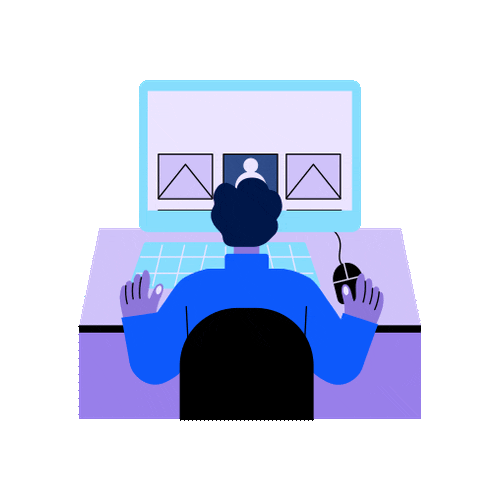 Création de site web par un professionnel, designer travaillant sur une maquette